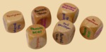 Кубики гадальные Алкогольные (светлые, набор 6 шт)